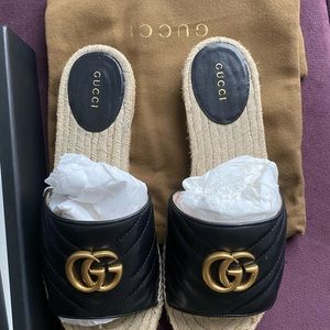 Black Gucci Sandals